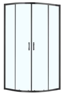 Душевое ограждение Azario MILTON AZ-ND2142 900 Black